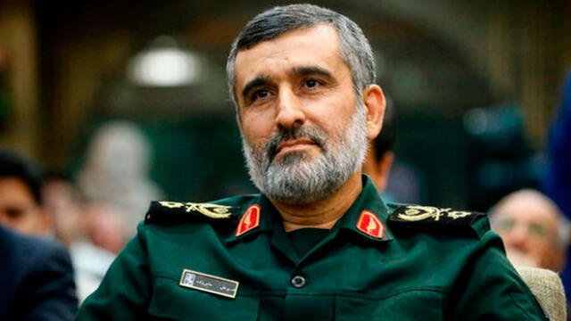 General Amir Ali Hajizade de Irán. Foto: difusión.