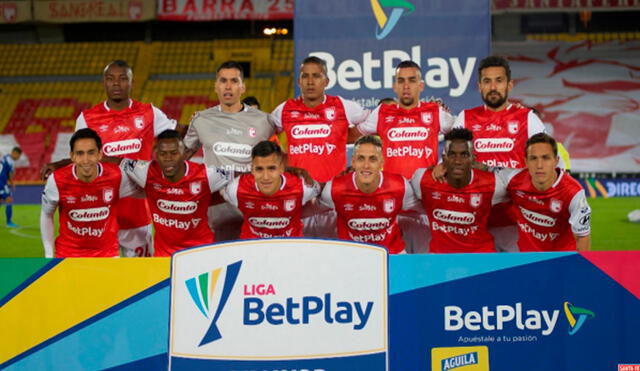 Cúcuta Deportivo e Independiente Santa Fe chocan por la fecha 11 del Torneo Apertura de la Liga Betplay 2020 de Colombia. | Foto: @SantaFe