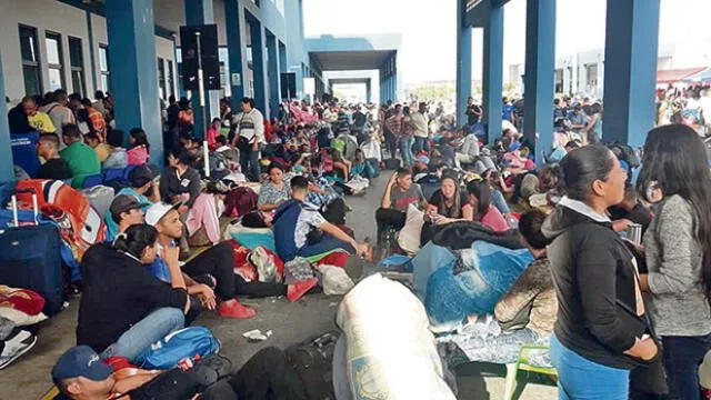 Cerca de 8 mil venezolanos pugnan por ingresar al Perú