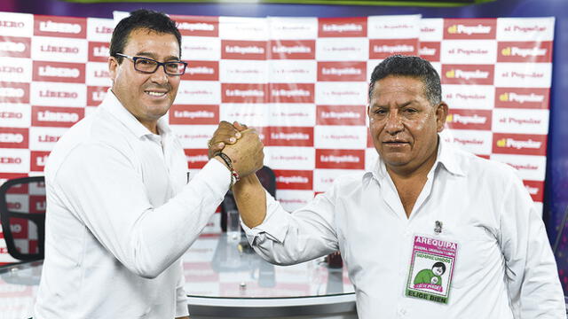 Candidatos Edwin Martínez y Ricardo Medina se enfrentaron en debate