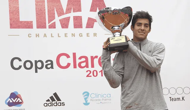 Tenis: Christian Garín se consagró campeón de Lima Challenger 