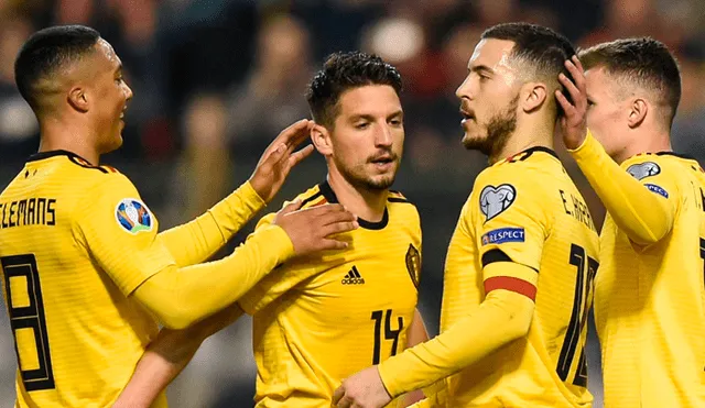 Bélgica derrotó 3-1 a Rusia por las eliminatorias a la Eurocopa 2020 [RESUMEN]