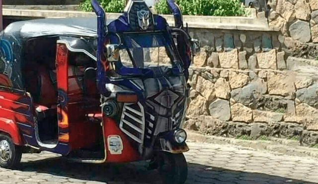 Facebook: convierte una simple mototaxi en un 'Transformer' y todos quieren subir [FOTOS]