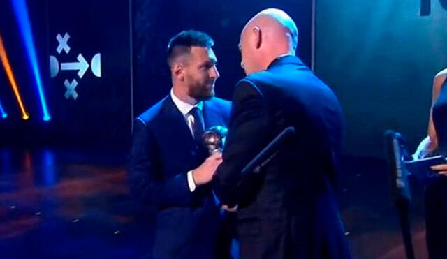 Lionel Messi ganador del premio The Best.