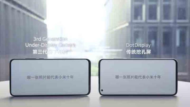Los teléfonos con cámara bajo la pantalla llegarán en 2021. (Fotos: captura Xiaomi)