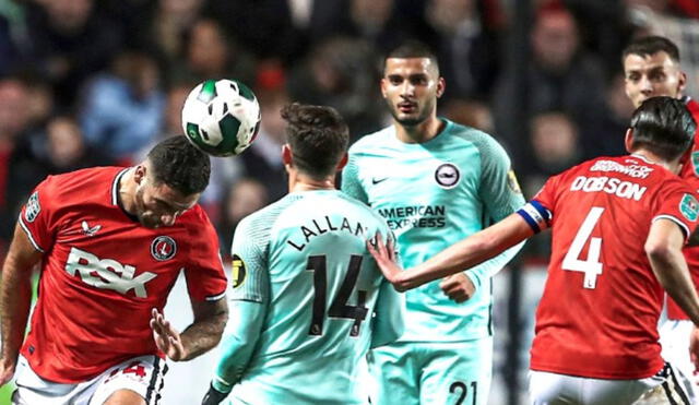 El cuadro londinense sacó a la escuadra celeste tras un disputado 0 a 0 en los 90 minutos. Foto: Brighton/Twitter