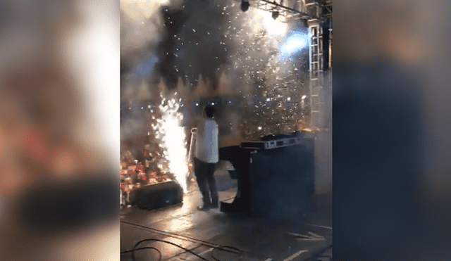 Vía Facebook: DJ sube al escenario y desaparece a los pocos segundos [VIDEO]