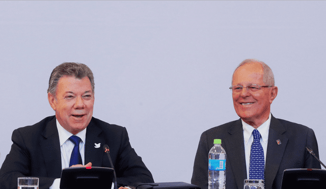 Presidentes Kuczynski y Santos conversarán sobre Venezuela durante gabinete binacional