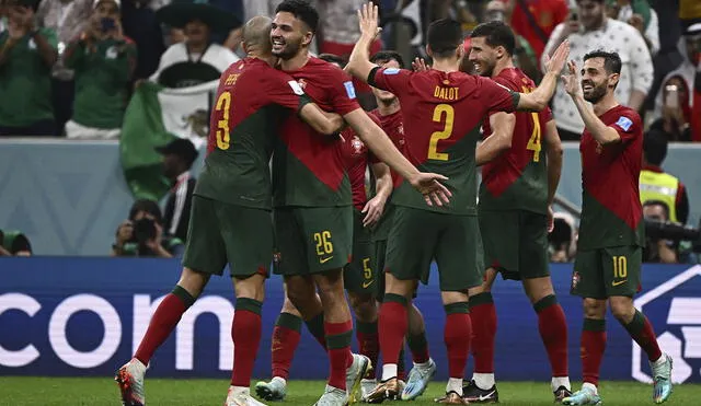 Portugal enfrentará a Marruecos en los cuartos de final del Mundial Qatar 2022. Foto: AFP