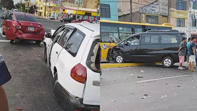 Comas: reportan accidente vehicular en avenida Túpac Amaru [VIDEO]
