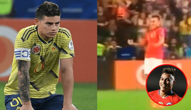 Polémico gesto de Eduardo Vargas tras victoria de Chile sobre Colombia por Copa América 2019.