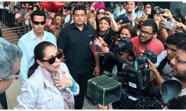 Isabel Pantoja llegó a Lima 