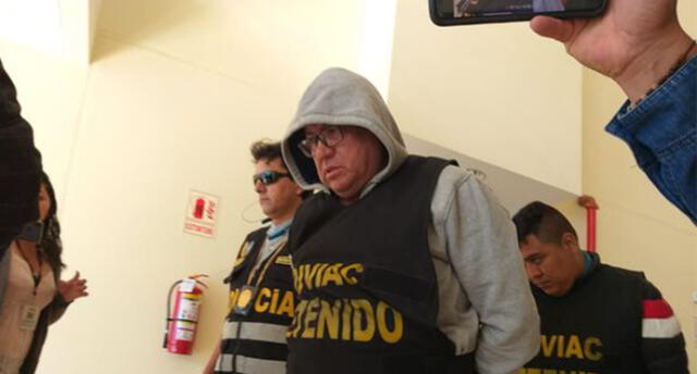 El exjefe de Inspectoría de la Policía Nacional, coronel Richard Talavera Fuentes, salió de la cárcel