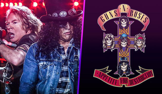 Guns N' Roses adapta portada del álbum Appetite for Destruction por coronavirus. Foto: Composición