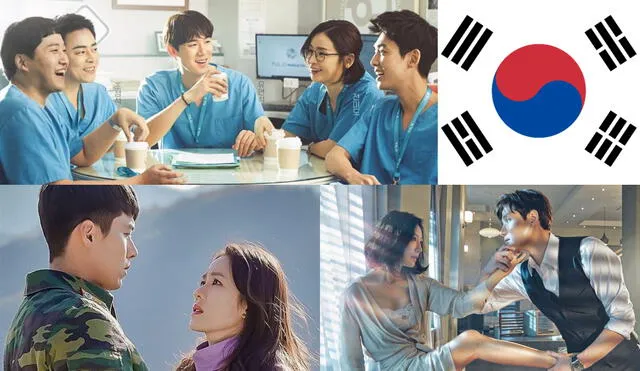 Listado de Naver de los dramas coreanos más buscados en 2020. Foto: composición JTBC, tvN