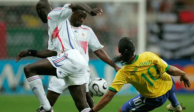 Makelele intentó amedrentar a Ronaldinho, pero quedó en ridículo con respuesta del brasileño