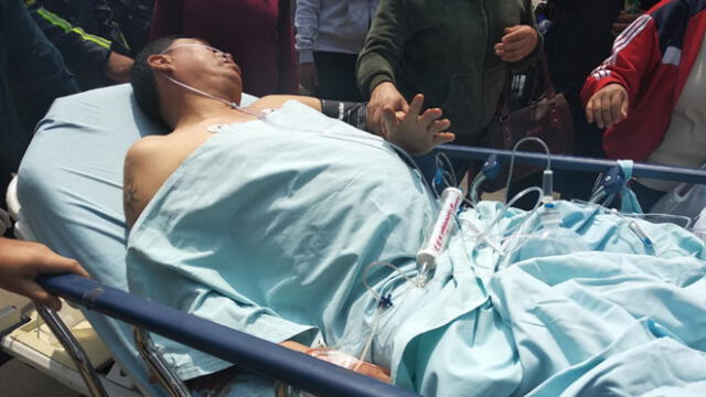 Morgan Chiquillán Rondinel (49) es el fiscalizador más perjudicado, pues recibió dos balazos en el abdomen. (Foto: Difusión)
