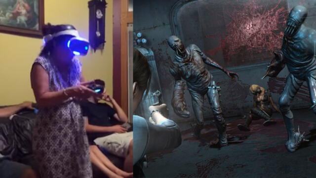 Facebook: joven pone a jugar 'Resident Evil' a su suegra y ella tiene cómica reacción [VIDEO]