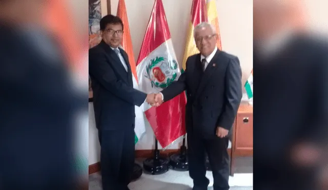 Gobernador electo de Lambayeque se reúne con Embajador de la India