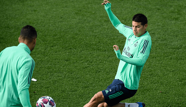 James Rodríguez no está convocado para el clásico español. (Créditos: AFP)