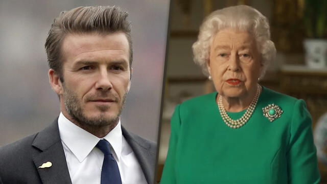 El deportista David Beckham apoyó las palabras de la monarca con un extenso mensaje en sus redes sociales.