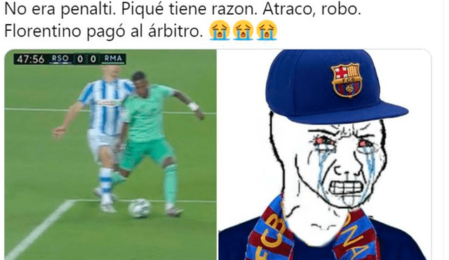 Divertidos memes tras polémica victoria del Real Madrid sobre la Real Sociedad por LaLiga.