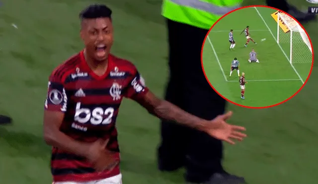 Bruno Henrique anotó el gol que le da a Flamengo el pase a la final de la Copa Libertadores 2019. | Foto: Fox Sports