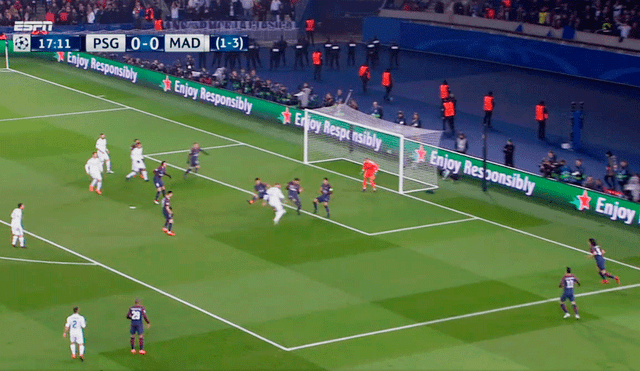 Real Madrid vs. PSG: tremenda atajada evita gol de Sergio Ramos [VIDEO]