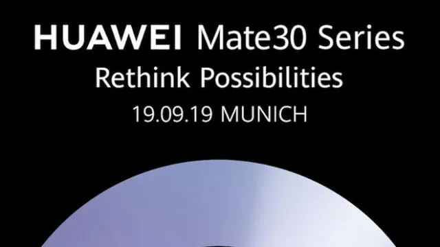 Presentación de los Huawei Mate 30.