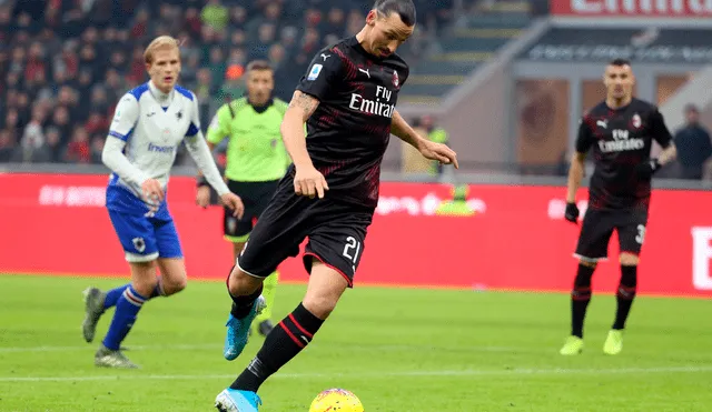 Zlatan Ibrahimovic debutó con el Milan.