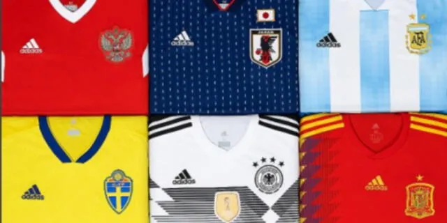 Rusia 2018: Sepa cuánto espera ganar Adidas por la venta de camisetas en el mundial