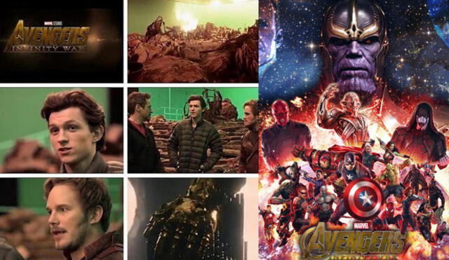 "Avengers Infinity War": Iron Man, Spiderman y Star-Lord en primer detrás de cámaras | VIDEO