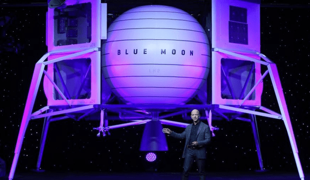 El fundador de Amazon quiere llegar a la Luna en la nave espacial ‘Blue Moon’ [VIDEO]