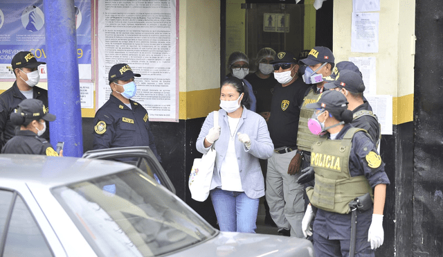 Keiko Fujimori deja las instalaciones del penal Anexo de Mujeres en Chorrillos. Foto: Javier Quispe Arcadi.