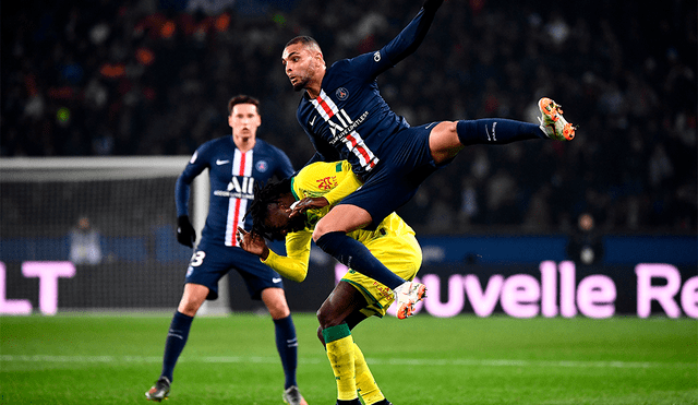 PSG enfrenta a Nantes por la fecha 23 de la Ligue 1 de Francia. | Foto: AFP