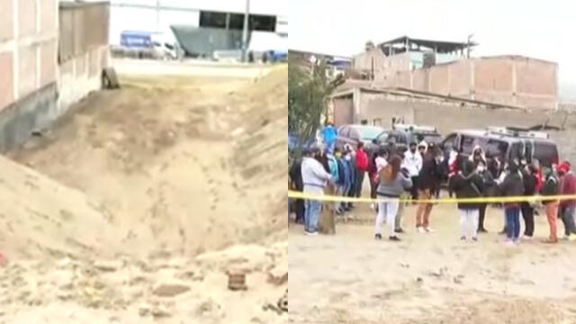 Niño cayó a zanja y falleció. Créditos: Captura Latina.