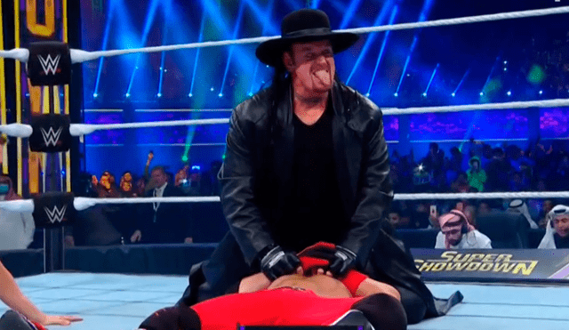 The Undertaker hizo una aparición sorpresiva en el WWE Super ShowDown. | Foto: Fox Action