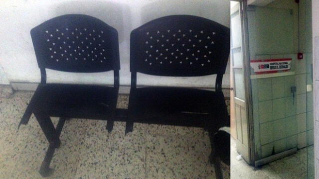 Comas: sillas de hospital Sergio Bernales lucen en malas condiciones