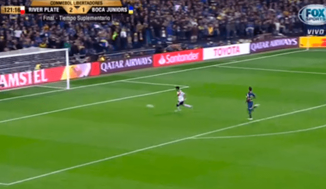 River vs Boca: revive el gol de Pity Martínez para el 3-1 del 'Millonario' [VIDEO]