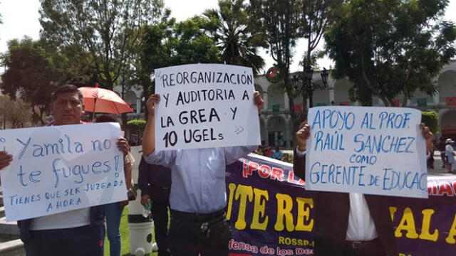 Arequipa: Docentes piden impedimento de salida del país para Yamila Osorio