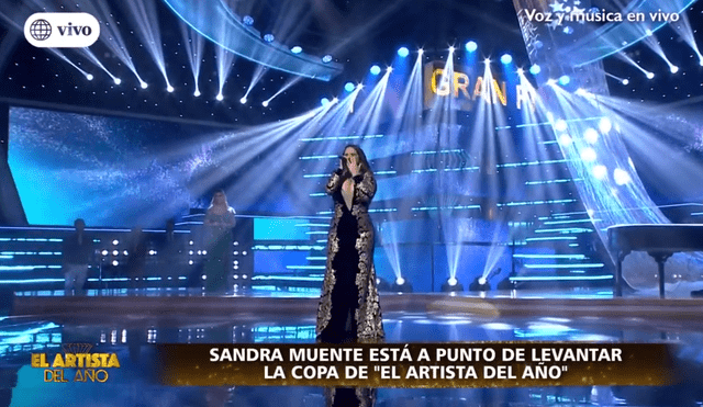 Sandra Muente se coronó como la ganadora de “El artista del año”