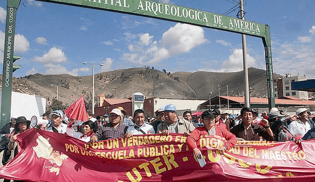 Cusco: profesores del Sutep acatan este jueves un paro por 24 horas
