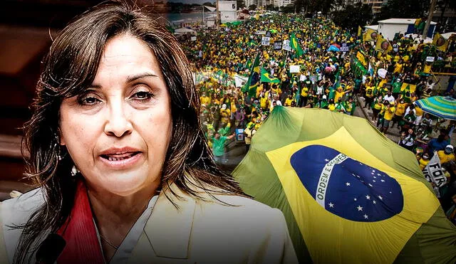 La presidenta respaldó al Gobierno de Lula da Silva por las protestas que se registran en Brasil. Foto: composición Gerson Cardoso/LR