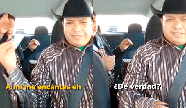 Facebook: taxista se pasa de amable y accede a insólita petición de pasajera [VIDEO]