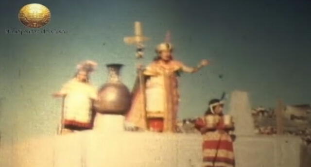 Presentaron escenificación del Inti Raymi del año 1949.