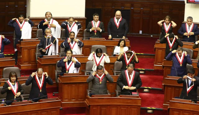 Nuevo Congreso también eligió este lunes a los integrantes de la Mesa Directiva. Foto: Difusión