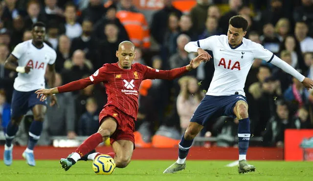 Liverpool y Tottenham se miden en partidazo por el primer lugar de la Premier League. Foto: EFE