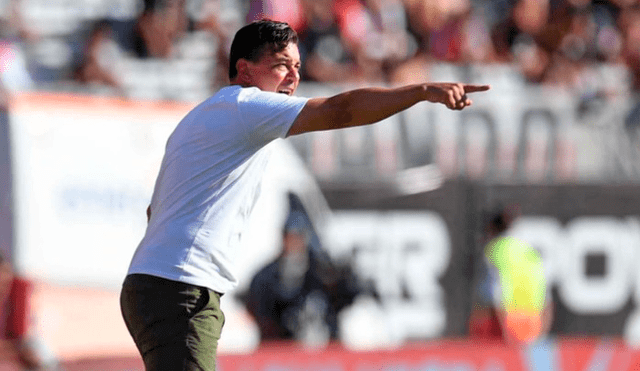 El entrenador de River Plate fue internado en una clínica por problemas de cálculos renales. Foto: Difusión.