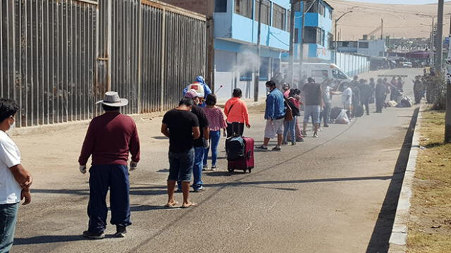 Tres pasajeros y un chofer dieron positivo a coronavirus minutos antes de abordar los buses con dirección a Lima.