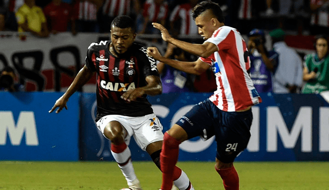 Junior igualó 1-1 ante Atlético Paranaense en la primera final de Copa Sudamericana [RESUMEN]